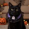 Cartoon Pet Halloween Costume Pumpkin Printed Halloween Dog Collar Halloween Cat Collar  Home Decor