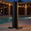 Cylindrical Solar Shower Guard Cover Adjustable for Garden