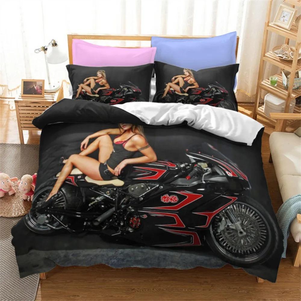 Sexy Beauty Model Designer Bedding Sets High Quality Super Soft Comfortable Bed Cover Sets Double Beauty and The Beast Beddings