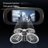 Cross Z4 Drone: HD VR Goggles, Optical Flow Hovering, Dual Camera, Obstacle Avoidance, Brushless Remote Control for Aerial Photography.