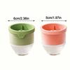 Portable Reusable Ice Ball Mold Silicone Spherical Ice Bucket With Lid Ice Cube Mold For DIY Ice Cream