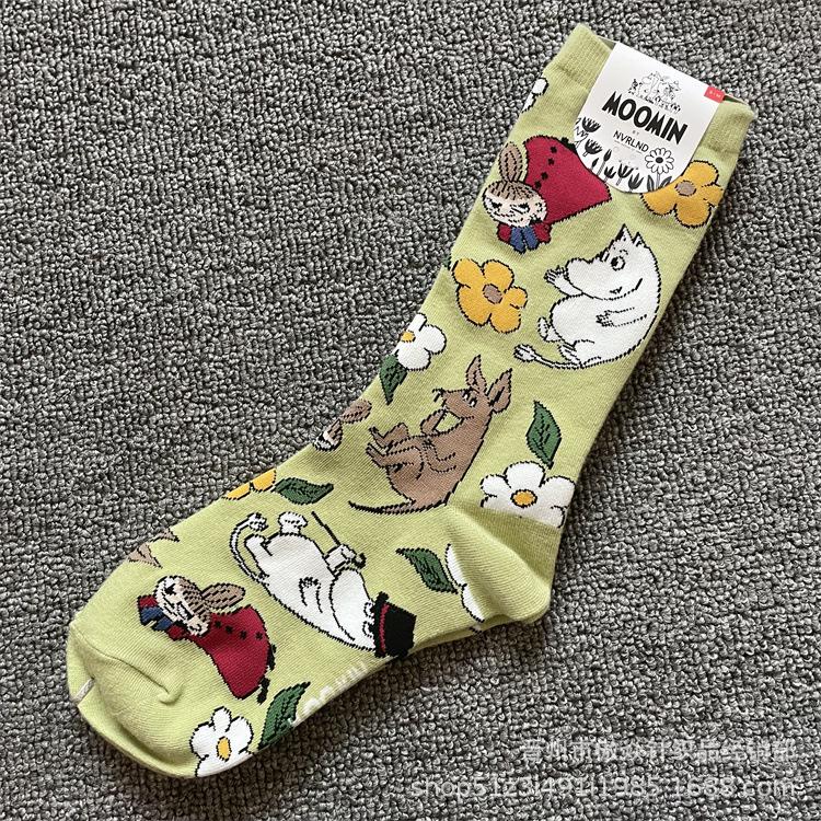 

Модные хлопковые носки до середины икры с мультяшными Муми-троллями - Стиль на четыре сезона One Size (36-40)