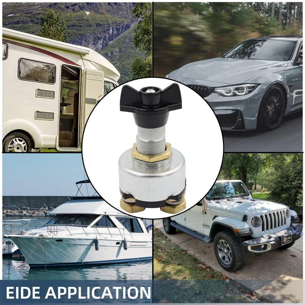 Rotary Type Battery Kill Switch Disconnect Function Cut Off Switch Rotary Switch  Auto Truck Use