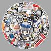 William Tell Penguin Creative Animation Stickers, 50 Sheets for Scooters & Backpacks