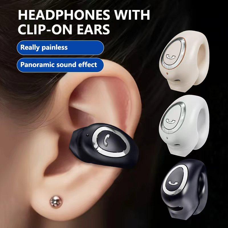 S9 Single Ear Bluetooth Wireless Earphone Ear-Clip Design Headphone Noise Reduction Bluetooth 5.3