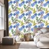 Colorful leaves and watercolor wallpaper for living room and bedroom 50x1000