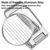 Egg Slicer Heavy Duty Metal Boiled Eggs Cutter Aluminum Alloy Cutting Ham Mushroom Strawberry Soft Fruit Kitchen Gadgets 2