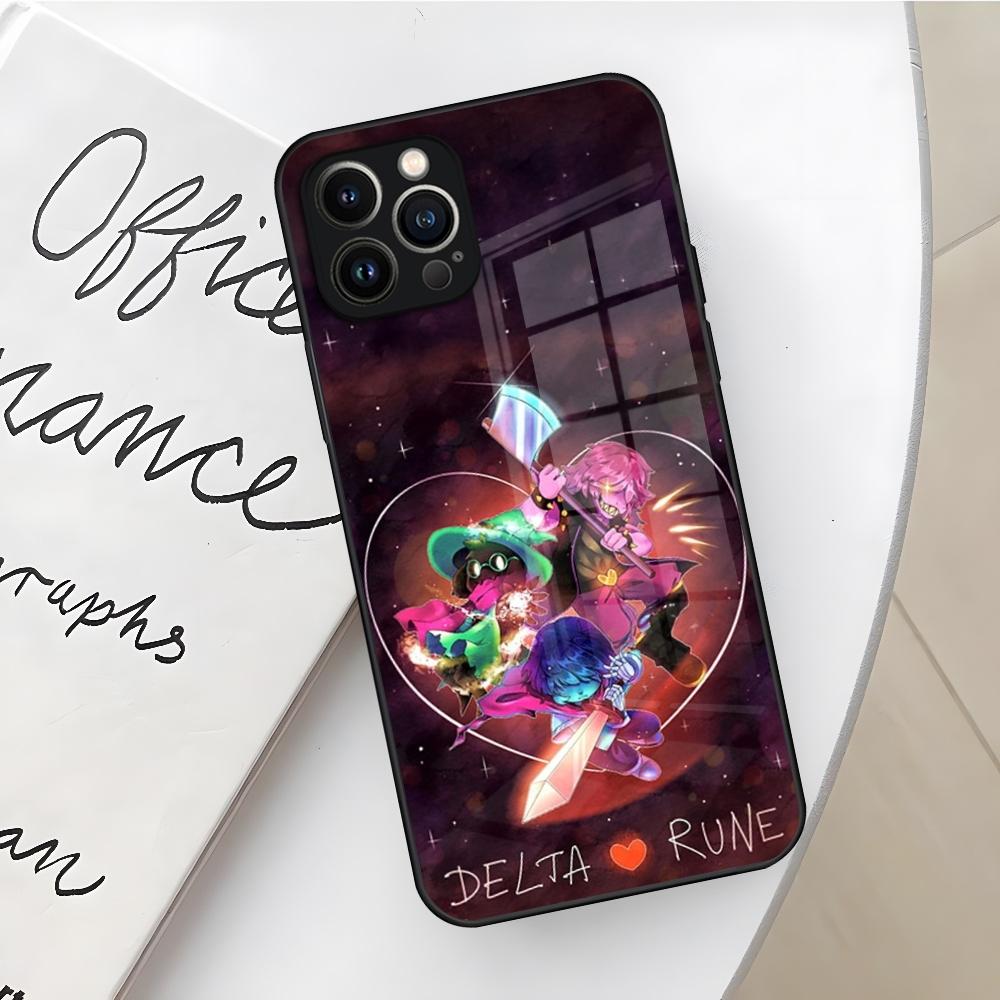 Game Deltarune Phone Case for Iphone 17 16 Air 15 14 12 11 13 Pro Max Mini X Xr Xs Se Puls Glass Cover