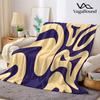Retro Swirl Flannel Blanket Warm Soft Halloween Christmas Decorative Couch Warm Cozy All-Season Gift
