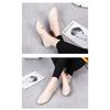 Women's Spring and Autumn New Women's Single Shoes Pointed Toe Slope Small Leather Shoes Shallow Mouth Work Mother Shoes Trend