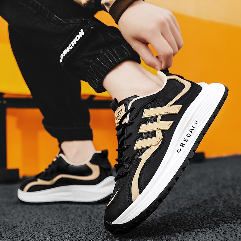 22 Frühling neue lässige Sportschuhe leichte dicke Sohle Mesh atmungsaktive Schuhe