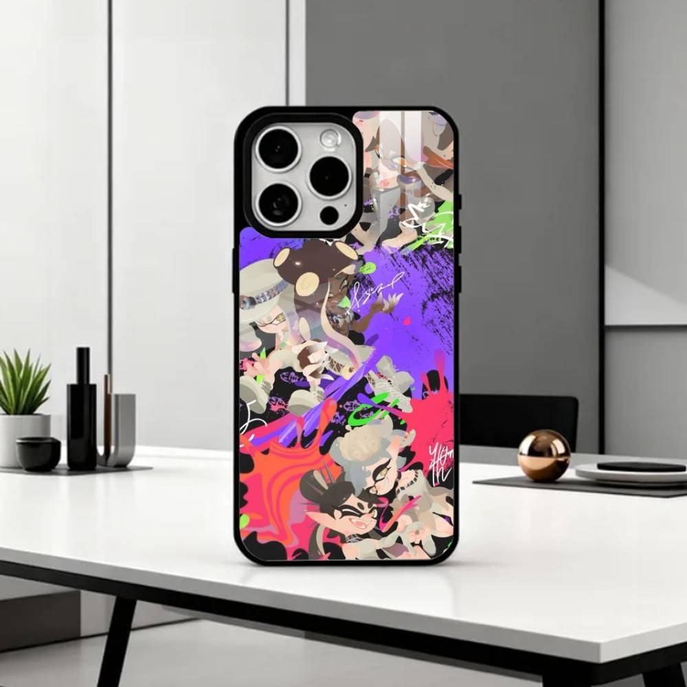 

GAME S-SplatoonS Phone Case For iPhone17,16,15,14,13,12,11 Plus,Pro Max Magnetic For Magsafe Wireless Charging iPhone12PRO