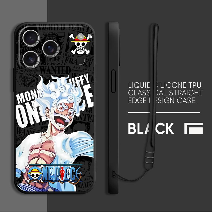 One Piece Funny Phone Cover Case for Apple iPhone 17 Pro Max Air 12 Plus 16 XS XR 13 Mini 11 15 7 8