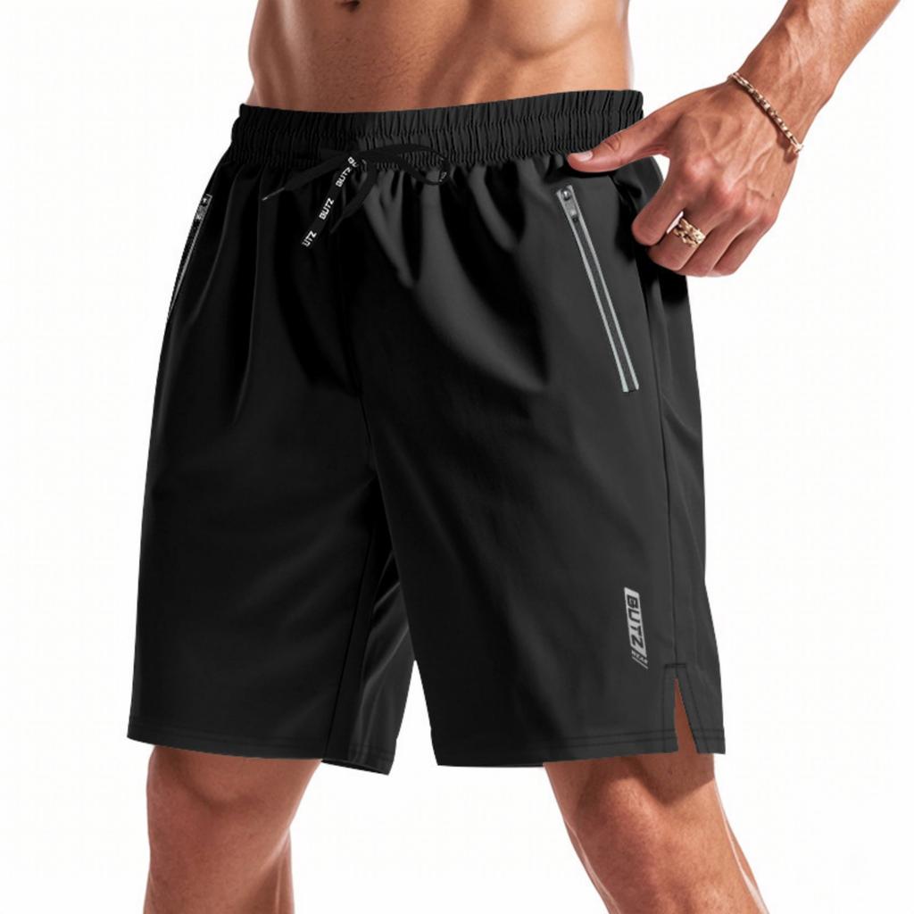 Men's Slightly Elastic Loose Night Running Glow-in-the-dark Functional Quick-dry Beach Sports Casual Shorts