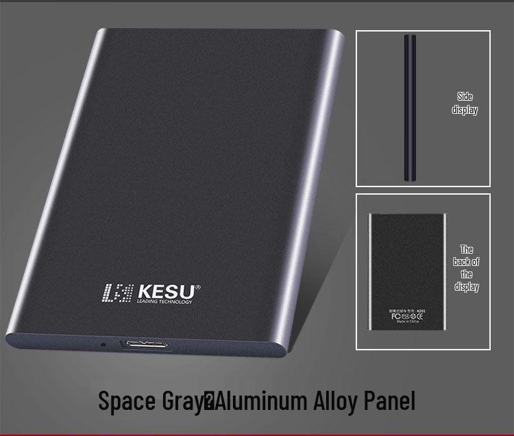 High-Speed 1TB USB 3.0 Tragbare Festplatte, Großkapazität 2TB Externes Speichergerät