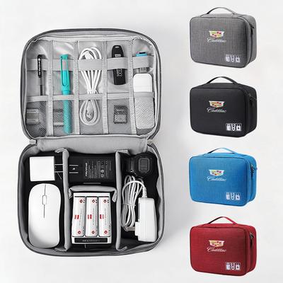 Car Accessories Digital Storage Bag Data Cable Tools Case for Cadillac ATS BLS CT4 CT6 CTS ESCALADE STS XLR XT4 XT5 XTS SLS