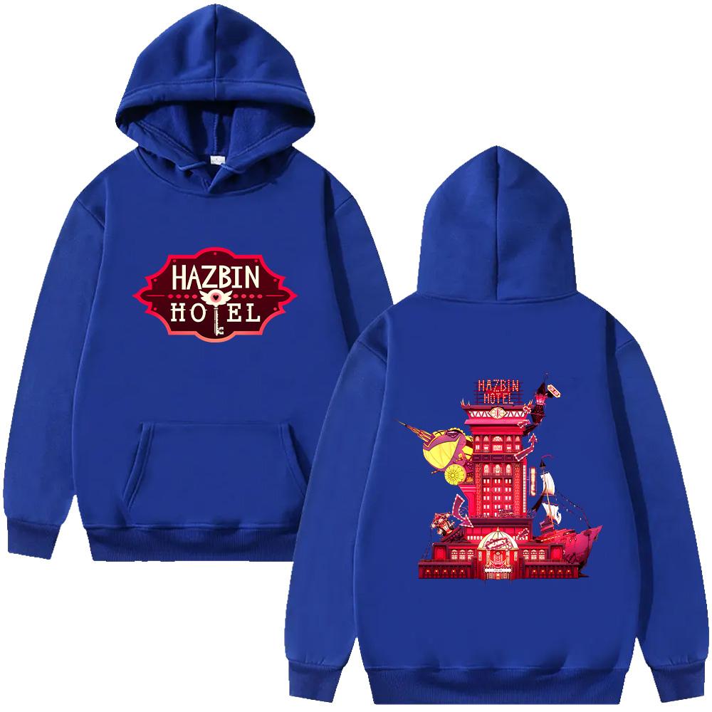 HazbinHotel Cartoon New Hoodie  Men with Hooded Long Sleeve Sweatshirts Fashion Unique Unisex Pullover Y2K Autumn Winter Clothing