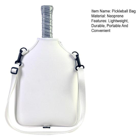 Pickleball Racket Bag for Women Crossbody Tennis Bag Waterproof Pickleball Paddle Sling Bag for Pickleball Accessories