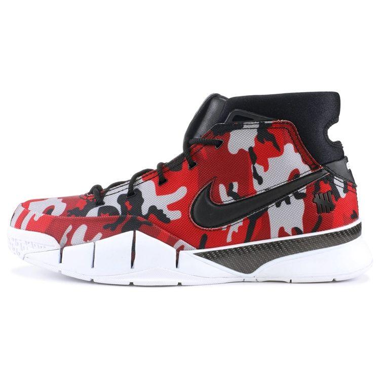 

Nike Undefeated x Zoom Kobe 1 Protro Red Camo Men Sneakers Multi-Color Black BV1207-900