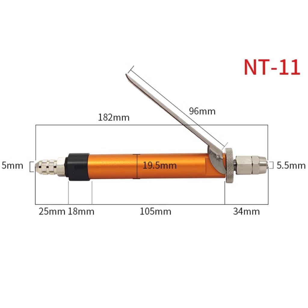 NT-11 Pneumatisches manuelles gelbes Klebstoff-Dosierventil