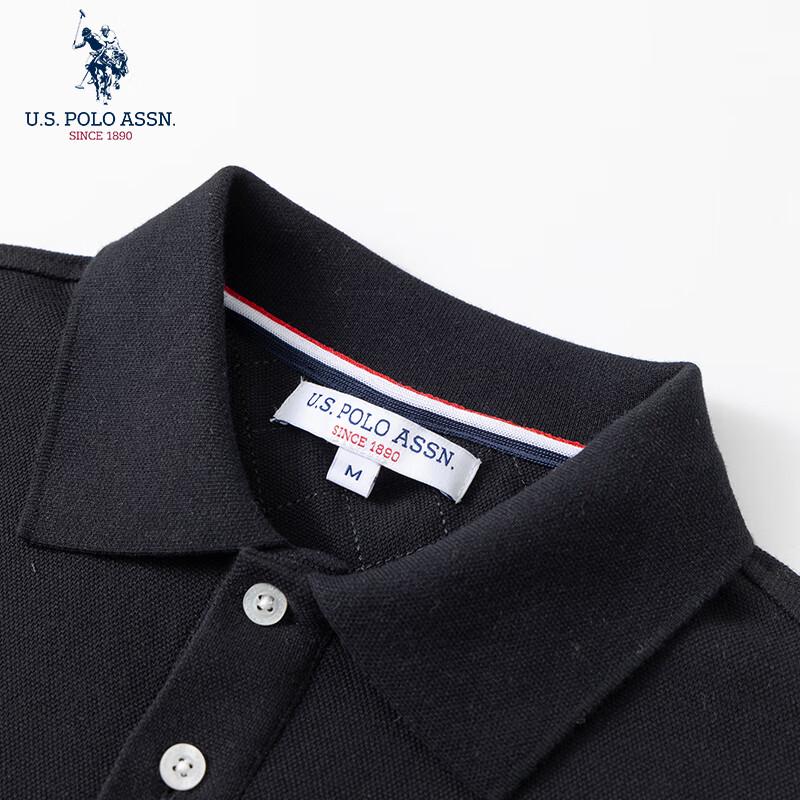 U.S. Polo Assn. Herren Business Casual Langarm-Poloshirt