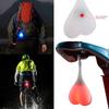 Luce Posteriore per Bici Impermeabile Luce Anteriore Posteriore per Ciclismo Faro per Bici Luce a LED Lampada a Sfera a Cuore Lampada a Uovo Accessori per Bici