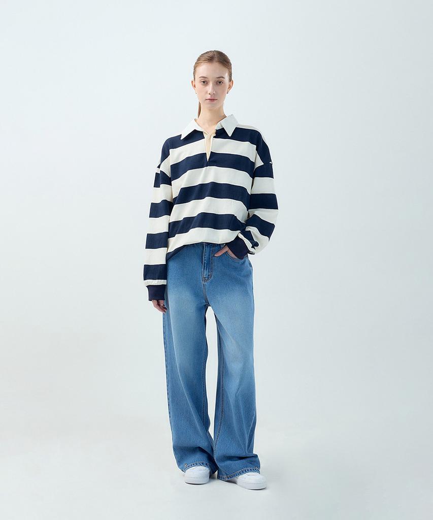 Potipo Two-Way Snap Wide Denim