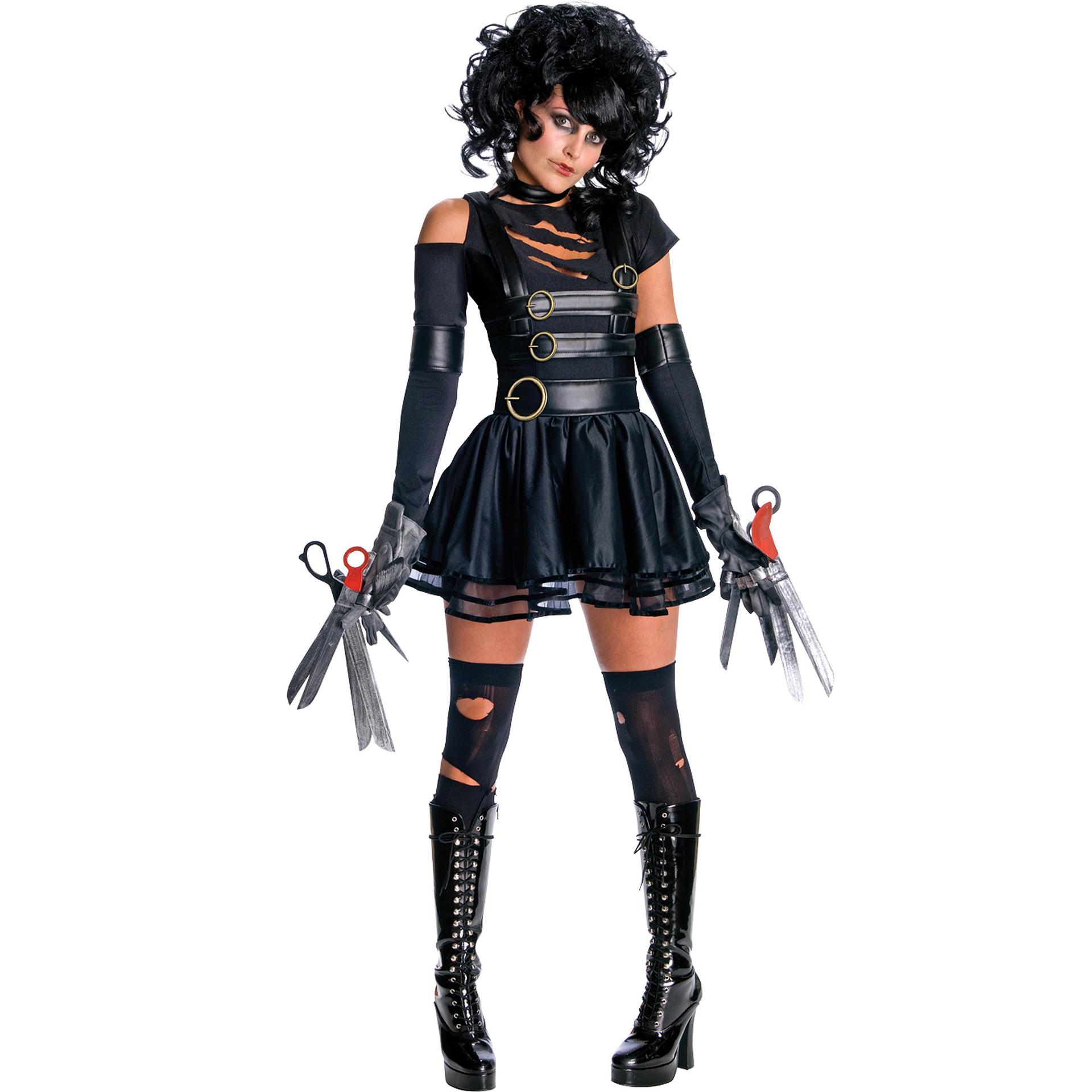 

Female scissors Edward cospay costume, film and television character Halloween carnival party dance performance costume XL