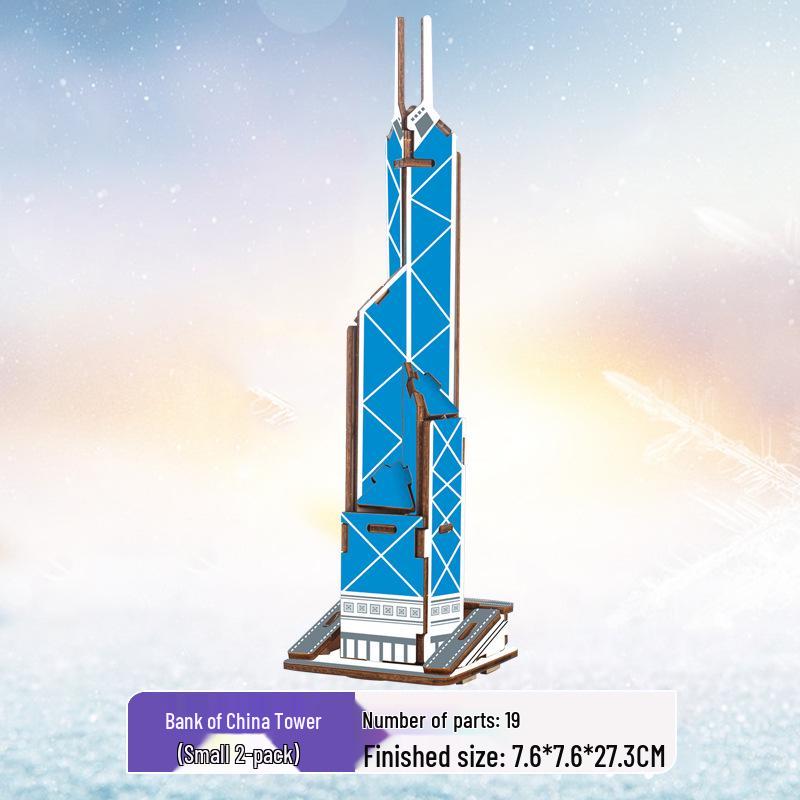 3D Holzpuzzle Modellspielzeug für Kinder ab 6 Jahren - Handgefertigtes Lernspielzeug