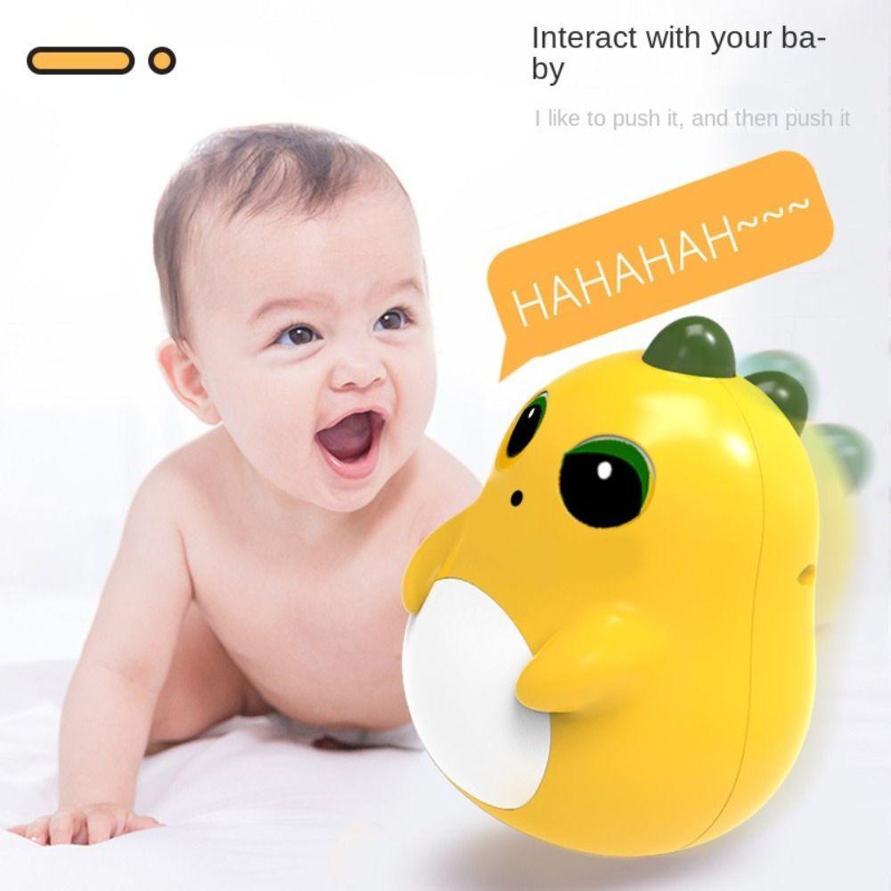 

Baby Hand-eye Coordination Toy Baby Dinosaur Tumbler Toy Plastic Dinosaur Tumbler