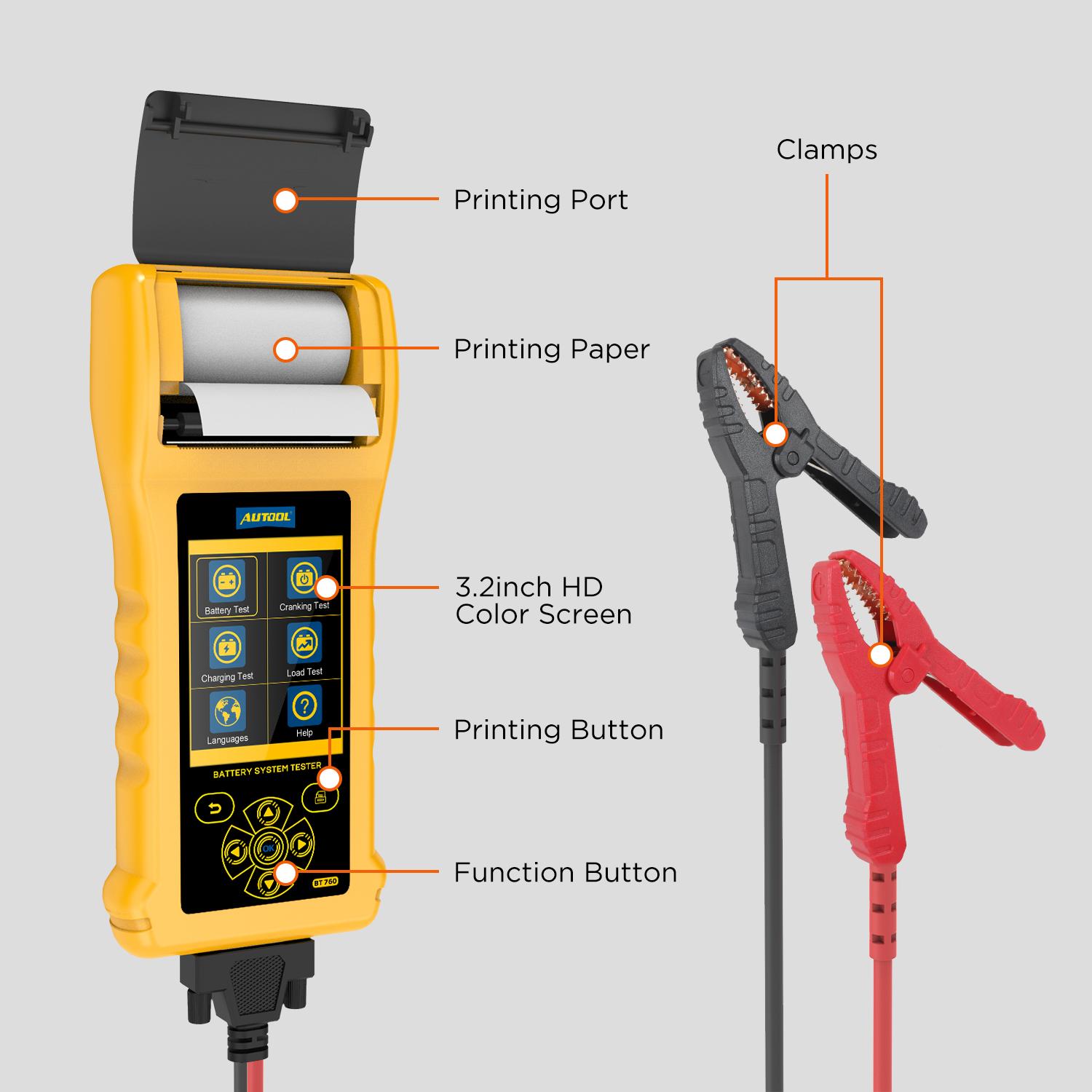 KS Tools 6 12V accutester, Testapparaat, batterij - 7885501690