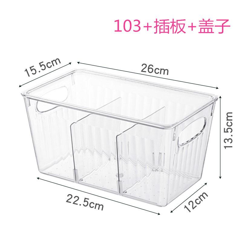 Refrigerator Organizer Drawer Box With Dividers Eggs Vegetables Fruits Kitchen Storage Plastic Food Container