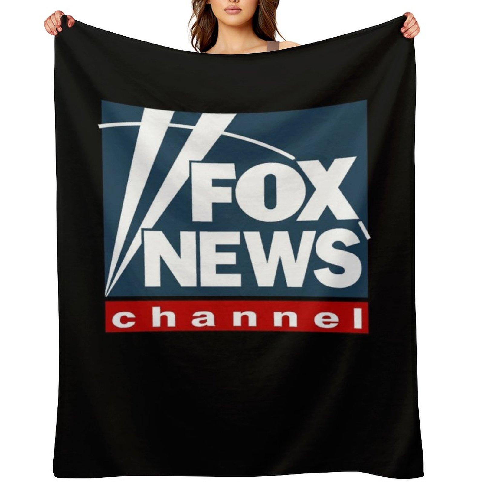 F O X NEWS Logo Throw Blanket Quilt Beautifuls sofa bed christmas gifts Blankets 30x40in