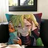 Game GNOSIA Anime  Pillow Case Square Double-Sided Sofa Cushion Cover Bedroom Bedside Pillow