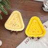 Hand Painted Ceramic Cheese Dip Dish Cute Cheese Shape Under Glaze Color Home Decor Tableware