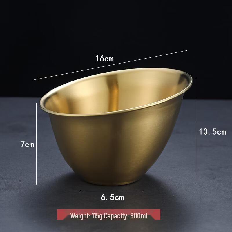 ZISIZ Korean Style Slanted Salad Bowl