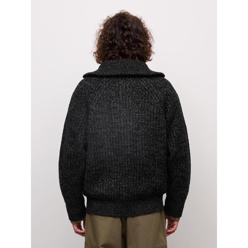 Gu By Uniqlo Chunky Knit FUll Zip Jacket Ul