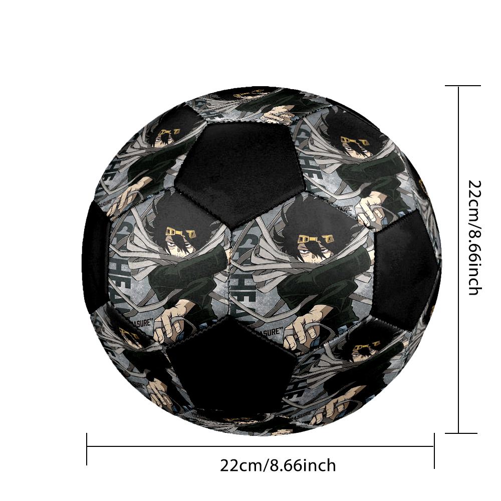 Soccer Ball Colorful Machine Stitched PVC Size 5 Team Training Competition Ready Durable High-Bounce Cool Sports Gift