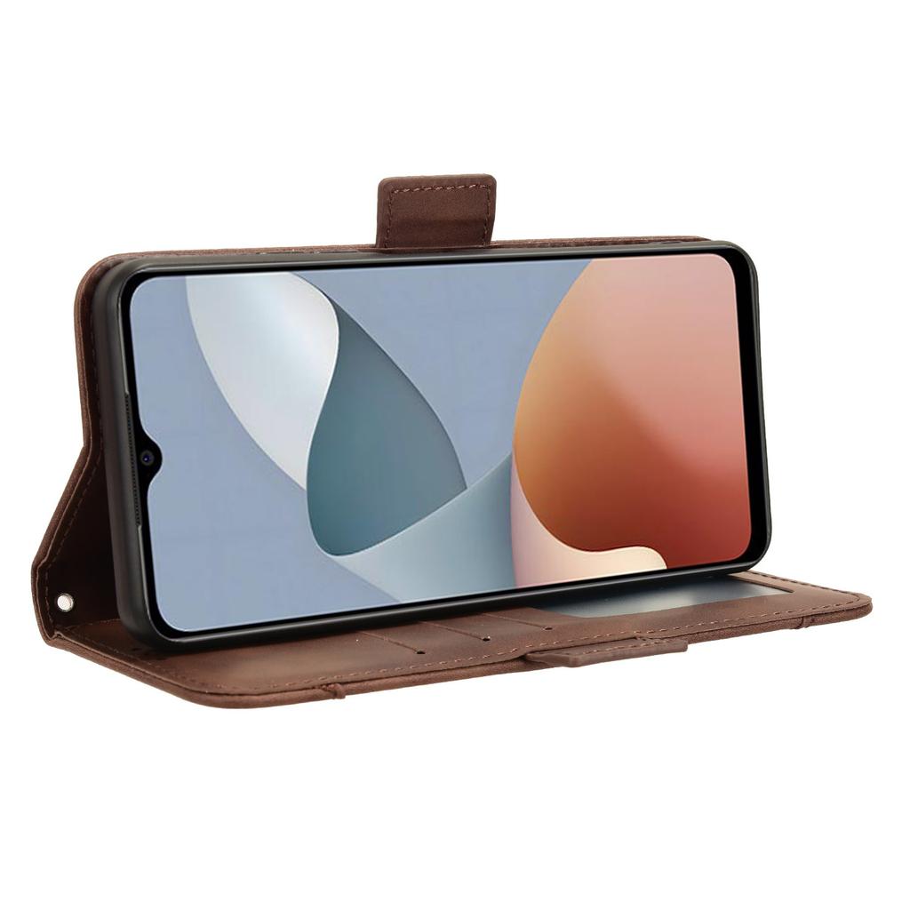 For ZTE Blade A54 Leather Folio Wallet Case Stand View Phone Cover Card Slots