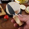 Stainless Steel Cheese & Pizza Knife with Rubber Wood Handle