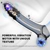 Penis lengthpenis  set Sex crystal vibrate couple toy  orgasm stimulation reusable Delayed Delayed ejaculation Men only powerfu