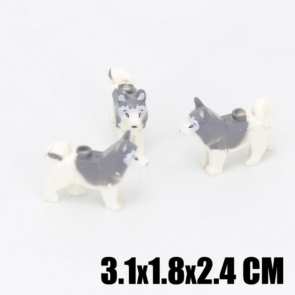 MOC City Animal Building Block Model Character Farm Accessories Goose Pig Dog Orangutan Cheetah Shark Zoo Brick Toy Gifts X014