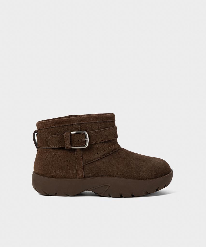 Khiho Boucle Buckle Shorts Winter Boots Brown