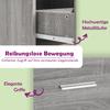 Sideboard with Drawers Grey Sonoma 40 x 50 x 76 cm Engineered Wood