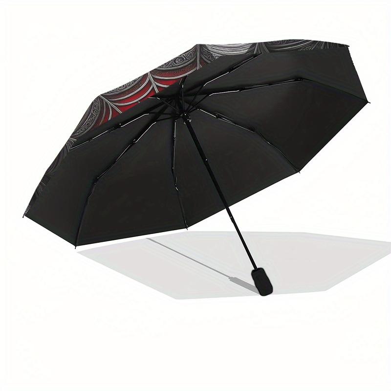 Dark Web Spider Web Wall Art: Gothic Decor for Any RoomUmbrella, Portable 3-Fold Umbrella for Men & Women,Christmas Gift ES323