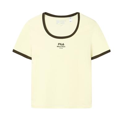 Original Comfortable Simple Solid Color Short Sleeve T-Shirt Women Tops F11W639125FYE