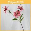 Brownii Artificial Lilium Var Viridulum For Wedding Decor And Props Photography