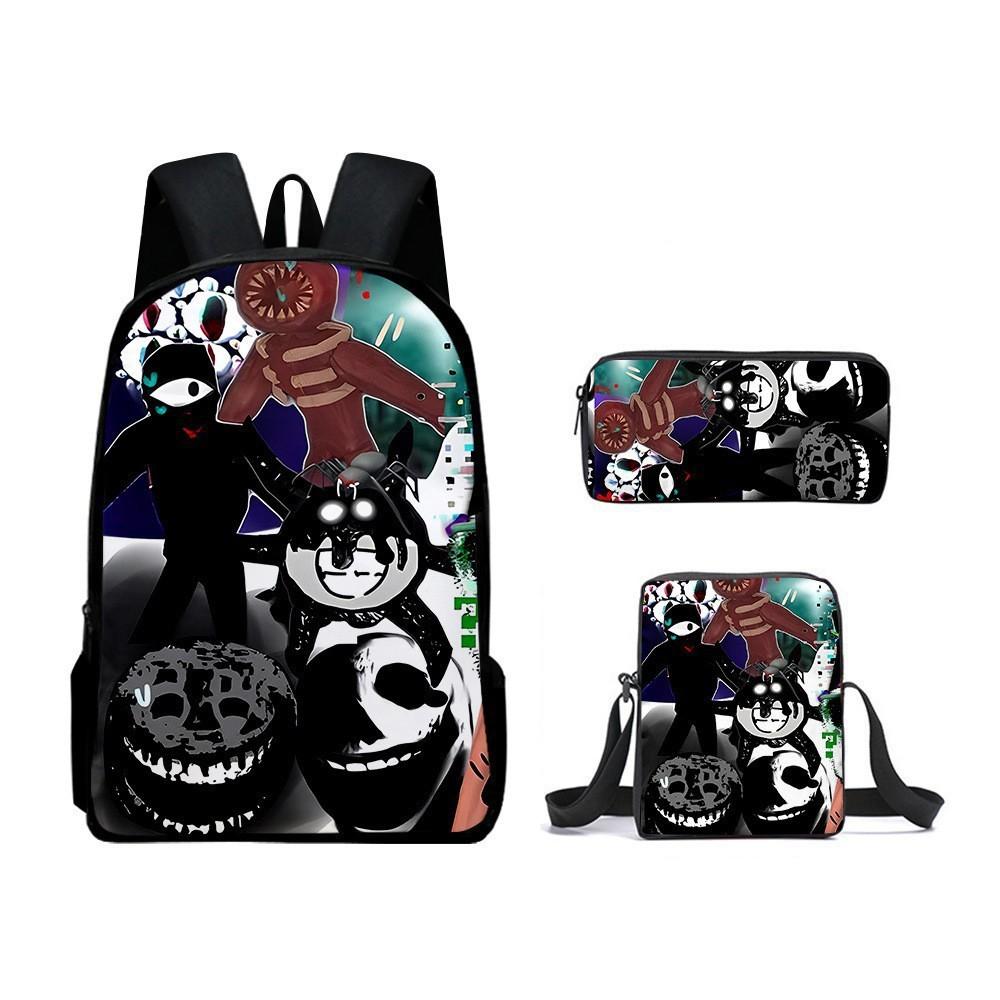 Roblox Doors Kids School Backpack With Breathable Oxford Material For Elementary Students