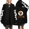 Haikyuu Volleyball Anime Mens Zipper Hoodie Loose Fit Cotton Sweatshirt Teens Casual Wear