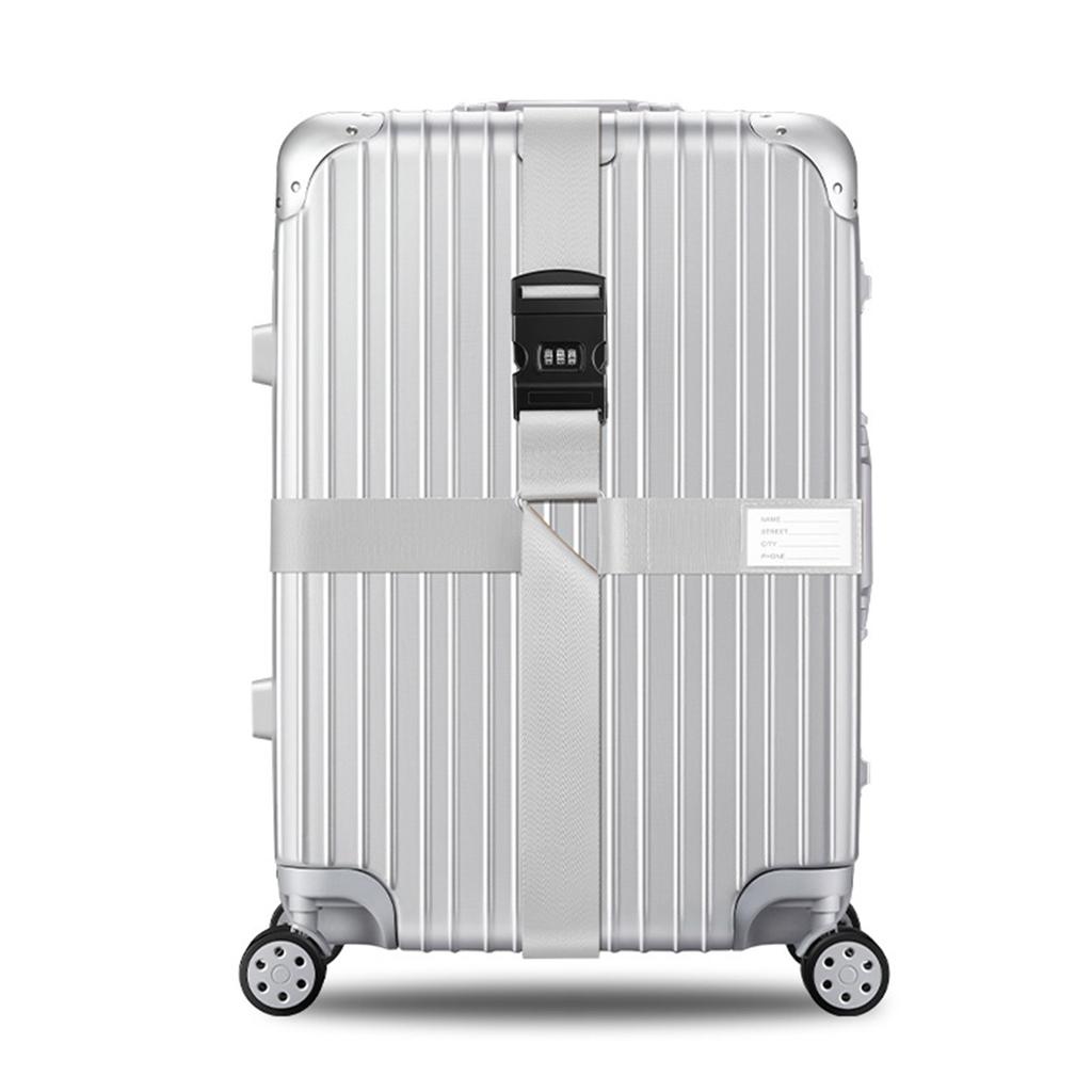 Cintas de Embalagem Cruzadas Ajustáveis para Bagagem com Fechadura de Senha Mantêm Seus Pertences Seguros e Organizados